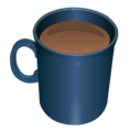 Free Stock Photo: Illustration of a cup of coffee