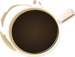 Free Stock Photo: Illustration of a cup of coffee