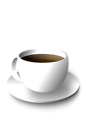 Free Stock Photo: Illustration of a cup of coffee
