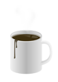 Free Stock Photo: Illustration of a cup of coffee