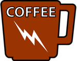 Free Stock Photo: Illustration of a hot cup of coffee