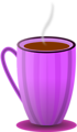 Free Stock Photo: Illustration of a hot cup of coffee