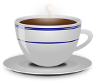 Free Stock Photo: Illustration of a hot cup of coffee