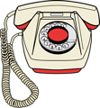Free Stock Photo: Illustration of a telephone