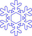 Free Stock Photo: Illustration of a snowflake