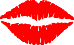 Free Stock Photo: Illustration of red lips