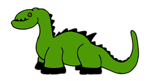 Free Stock Photo: Illustration of a cartoon dinosaur