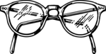 Free Stock Photo: Illustration of a pair of glasses