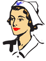 Free Stock Photo: Illustration of a nurse
