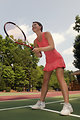 Free Stock Photo: A woman playing tennis
