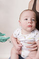 Free Stock Photo: A baby receiving a vaccine injection.