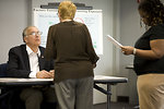 Free Stock Photo: Men and women at a town hall meeting
