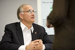 Free Stock Photo: Men and women at a town hall meeting