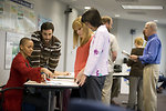 Free Stock Photo: Men and women at a town hall meeting