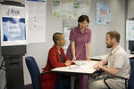 Free Stock Photo: Men and women at a town hall meeting