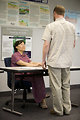 Free Stock Photo: Men and women at a town hall meeting