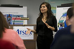 Free Stock Photo: Men and women at a town hall meeting