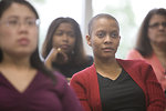 Free Stock Photo: Men and women at a town hall meeting