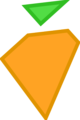 Free Stock Photo: Illustration of an orange carrot