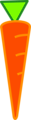Free Stock Photo: Illustration of an orange carrot