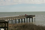 Free Stock Photo: Two people on a pier