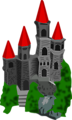 Free Stock Photo: Illustration of a medieval castle