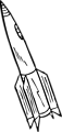 Free Stock Photo: Illustration of a rocket
