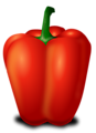 Free Stock Photo: Illustration of a red pepper