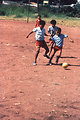 Free Stock Photo: Latin-American children playing soccer outdoors