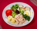 Free Stock Photo: Healthy food on a white plate