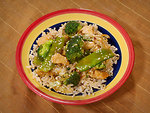 Free Stock Photo: Chicken Broccoli stir fry on a plate
