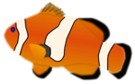 Free Stock Photo: Illustration of a orange fish
