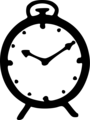 Free Stock Photo: Illustration of a clock