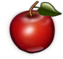 Free Stock Photo: Illustration of a red apple