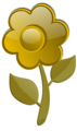Free Stock Photo: Illustration of a green flower