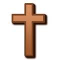 Free Stock Photo: Illustration of a brown cross