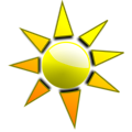 Free Stock Photo: Illustration of a sun