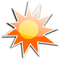 Free Stock Photo: Illustration of a sun