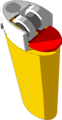 Free Stock Photo: Illustration of a yellow lighter