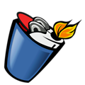 Free Stock Photo: Illustration of a blue lighter