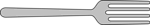 Free Stock Photo: Illustration of a dinner fork