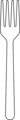 Free Stock Photo: Illustration of a dinner fork
