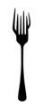 Free Stock Photo: Illustration of a dinner fork
