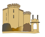 Free Stock Photo: Illustration of a medieval castle
