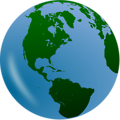 Free Stock Photo: Illustration of a globe