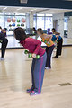 Free Stock Photo: A group of women doing aerobics