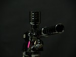 Free Stock Photo: Closeup of black paintball gun