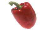 Free Stock Photo: A red pepper isolated on a white background