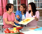 Free Stock Photo: Hispanic women preparing food