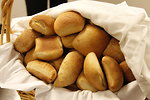 Free Stock Photo: A basket of fresh rolls